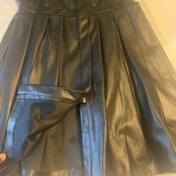 Perfect Black Leather Dress - Picture 3 of 5